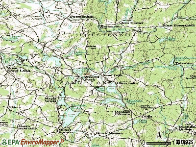 Sand Lake topographic map