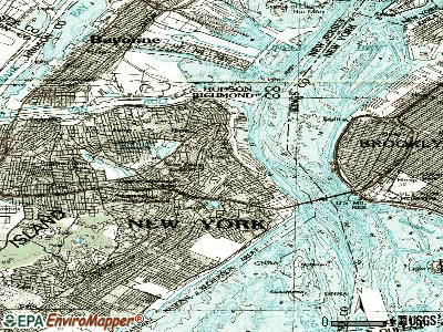 Clifton topographic map