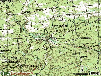 Parishville topographic map