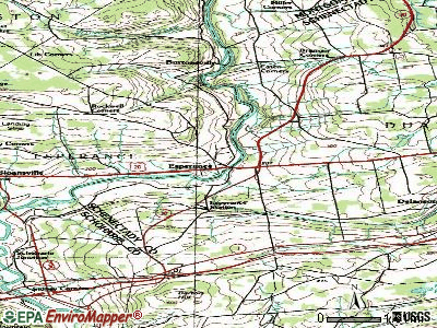 Esperance topographic map