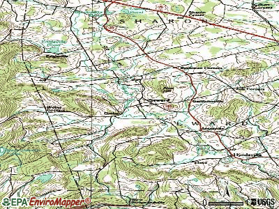 Seward topographic map