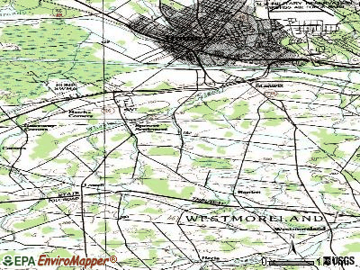 Dix topographic map