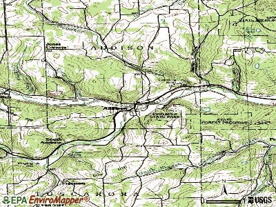 Addison topographic map
