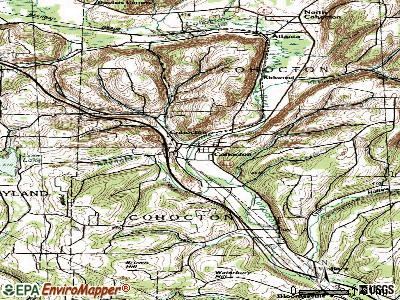 Cohocton topographic map