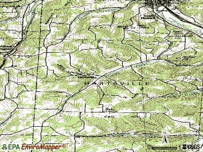 Hartsville topographic map