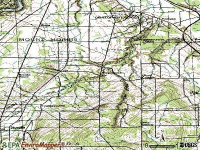 Tuscarora topographic map