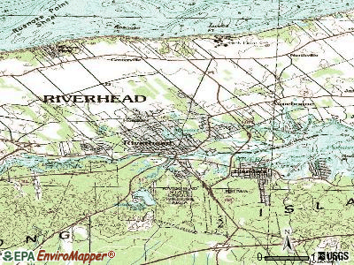 Islip topographic map