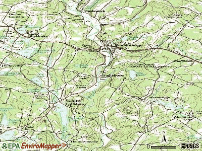 Orange County Map Ny. Fallsburg topographic map