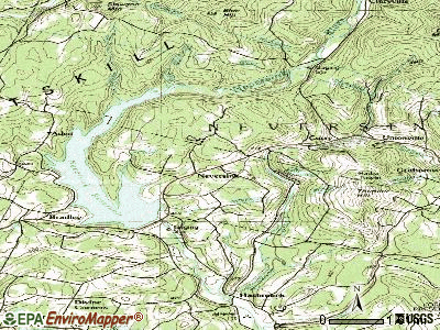 Neversink topographic map