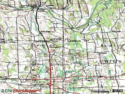 Thompson topographic map