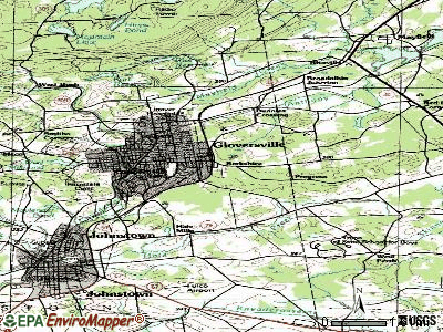 Berkshire topographic map