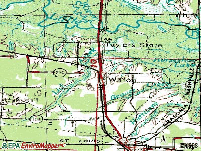 Wilton topographic map