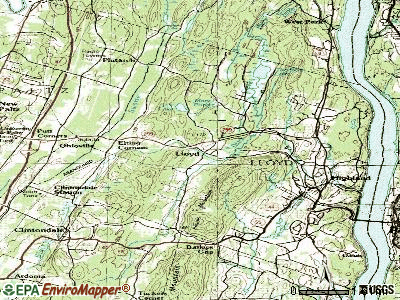 Lloyd topographic map