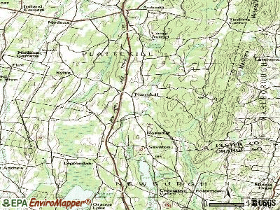 Plattekill topographic map