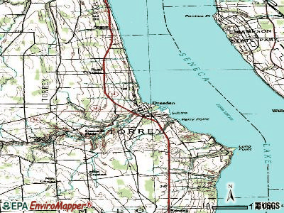 Dresden topographic map