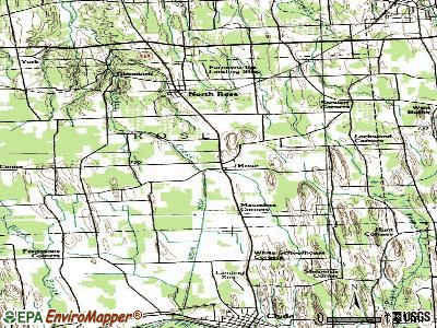 Rose topographic map