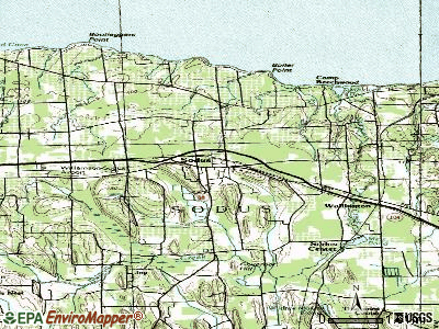 Sodus topographic map
