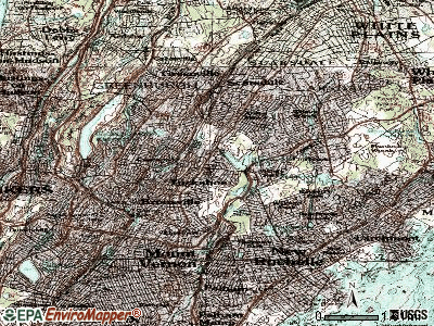 Eastchester topographic map