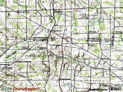 Covington topographic map