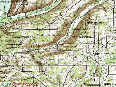 Italy topographic map