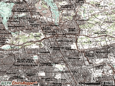 Albertson topographic map