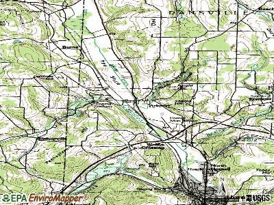 Arkport topographic map