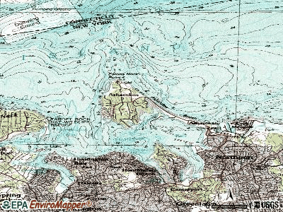 Asharoken topographic map
