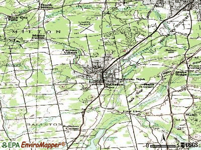 Bardonia topographic map