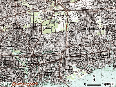 Baywood topographic map
