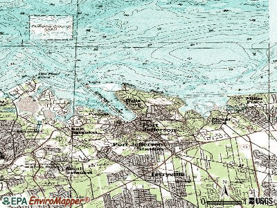 Belle Terre topographic map