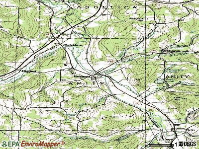 Belmont topographic map