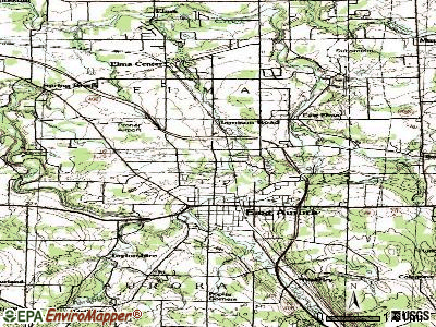 Billington Heights topographic map
