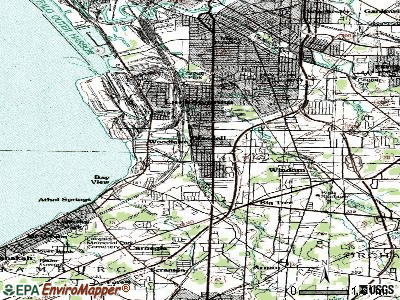 Blasdell topographic map