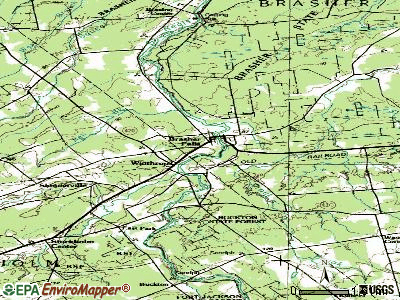 Brasher Falls-Winthrop topographic map
