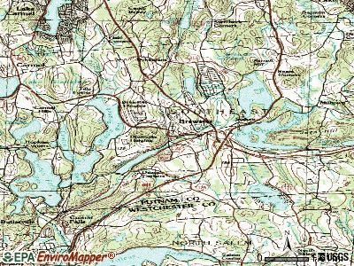 Brewster Hill topographic map