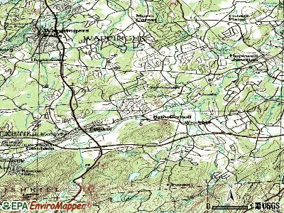 Brinckerhoff topographic map