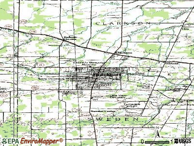 Brockport topographic map