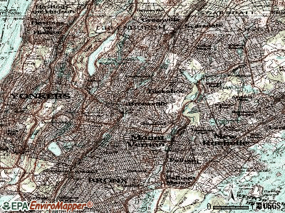 Bronxville topographic map