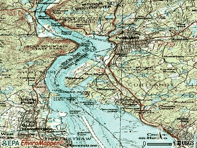 Buchanan topographic map