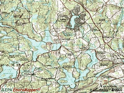 Carmel Hamlet topographic map