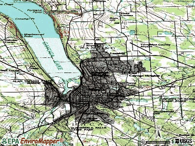 Cayuga Heights topographic map