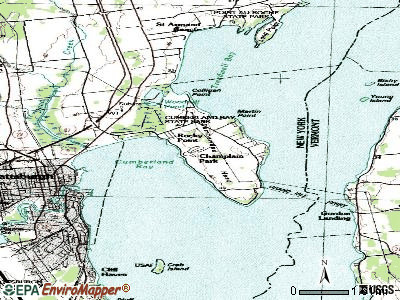 Cumberland Head topographic map
