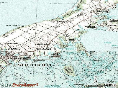 Cutchogue topographic map