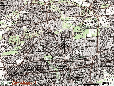 Deer Park topographic map