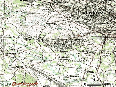 Delmar topographic map