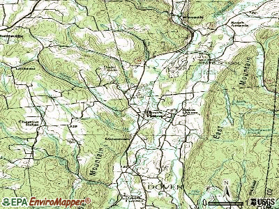 Dover Plains topographic map