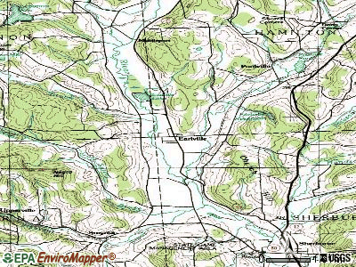 Earlville topographic map