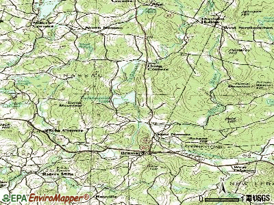 East Nassau topographic map