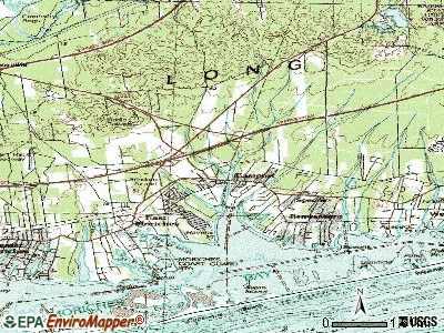 Eastport topographic map
