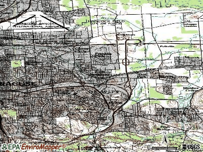 East Syracuse topographic map
